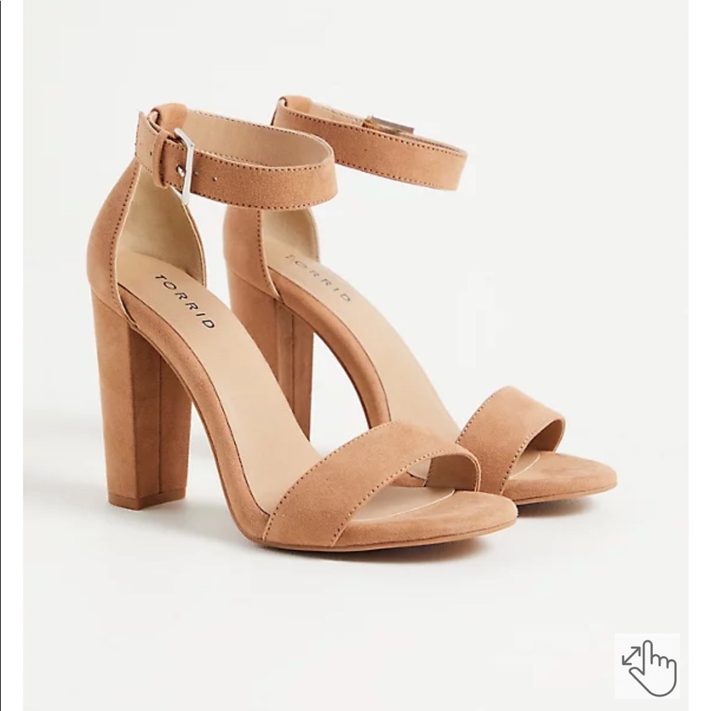 TORRID Staci Light Brown 4” Tapered Heel Wide Width